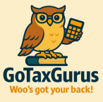 GoTaxGurus logo – Woo's got your back!